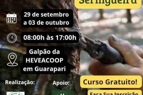 Curso de Sangria de Seringueira