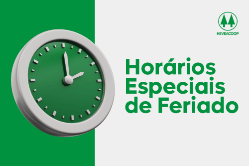 Recesso de fim de ano da HEVEACOOP: confira as datas de funcionamento